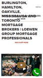 Mobile Screenshot of loewengroup.ca